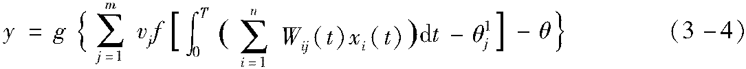 3.1.2 過程神經(jīng)元網(wǎng)絡模型